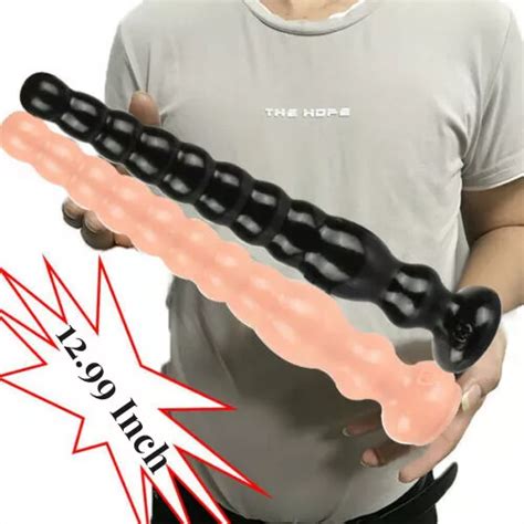 Bendable Squeezable Extra Long Anal Beads Butt Plug Dildo Sex Toys