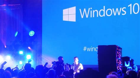 Really Funny Rap At The Windows 10 Launch Event Youtube