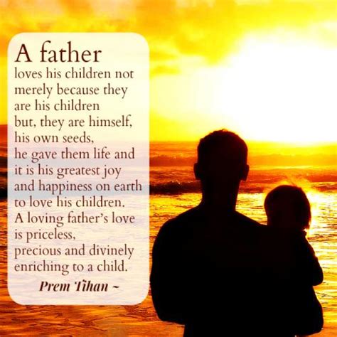 A Father Loves His Children Not Merely Because They Are His Children