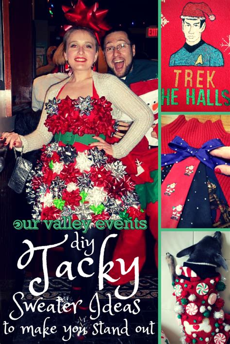 Diy Tacky Christmas Sweater Ideas Our Valley Events