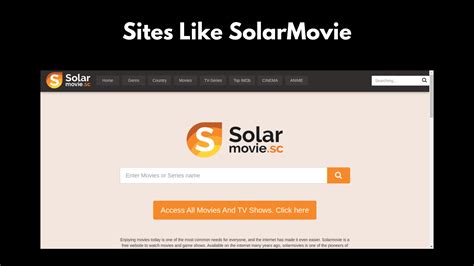 Sites Like SolarMovie 2020 (Best SolarMovie Alternatives)