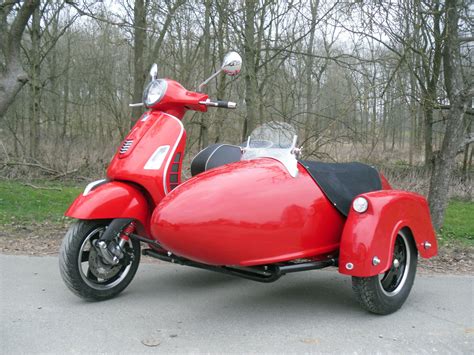 Vespa Scooters With Sidecar Scooters Zones