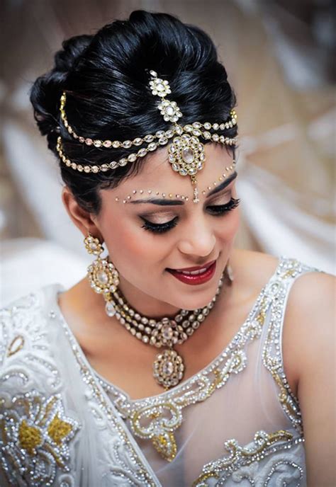Fishtail and waterfall are very popular now among girls and look very elegant on indian wedding dresses. Indian Style Makeup and Hairstyle Looks for Brides ...
