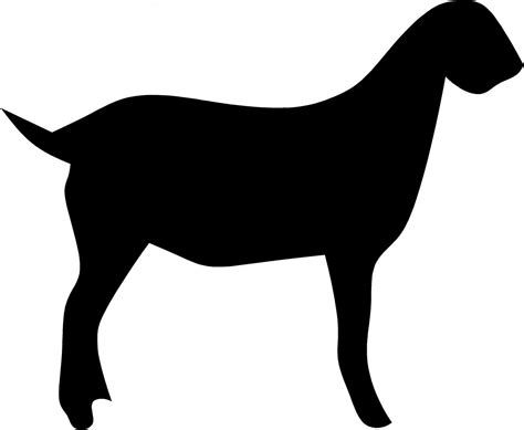 Nubian Dairy Goat Clip Art