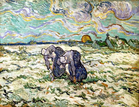 The Weeders After Millet Painting Vincent Van Gogh Oil Paintings