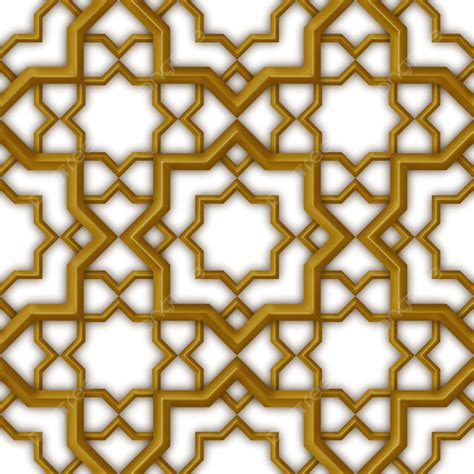 Gold Islamic Geometric Seamless Pattern Islamic Geometric Pattern