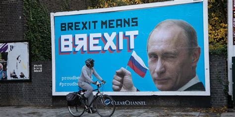 Brexit Means Brexit Posters With Vladimir Putin Crop Up Around London
