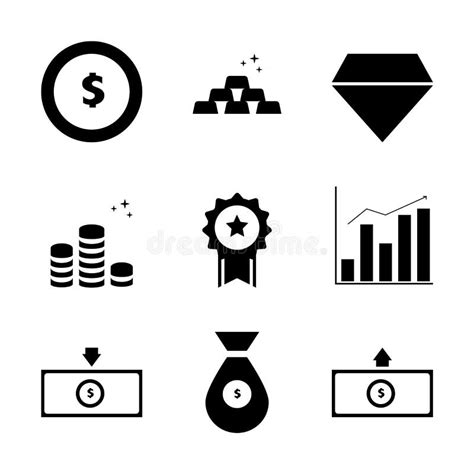 Business And Financial Investment Icons Symbolsvector Illustration