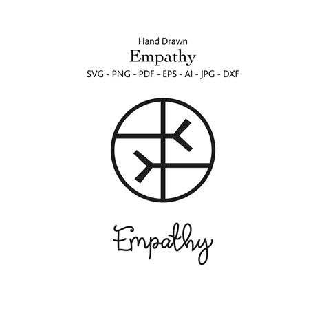 Empathy Symbol Svg Hand Drawn Etsy Australia