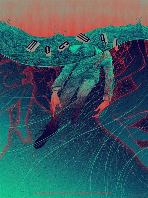 Kevin Tong S Los Angeles Mogwai Poster On Sale Today Gig Posters Design Poster Art