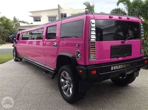 hot pink h2 stretch hummer limousine limousine hire sydney online reservation
