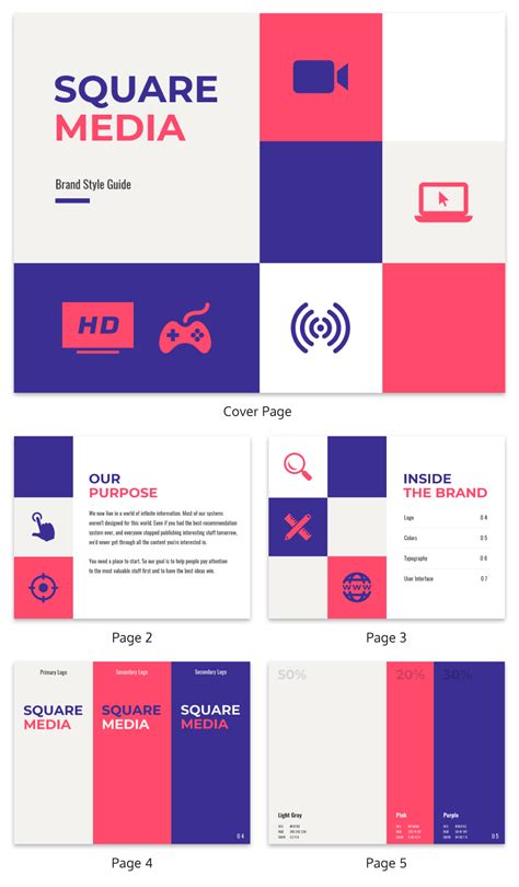 Branding Style Guide Template Free