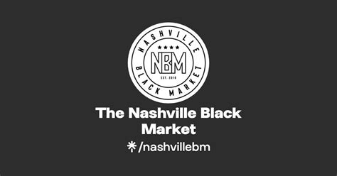 The Nashville Black Market Instagram Facebook Tiktok Linktree