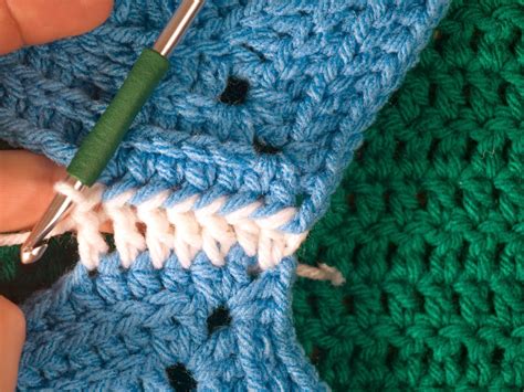 Crochetbykarin Connecting Squares Using Double Crochet Crochet Motif