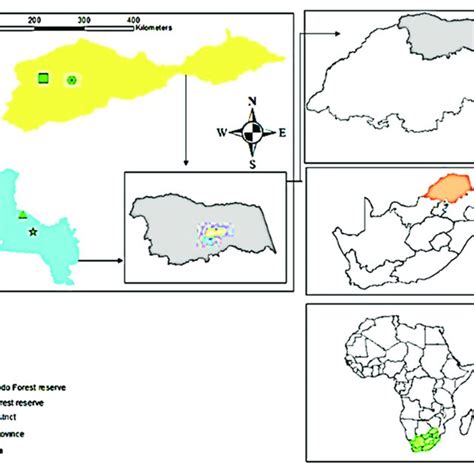 Location Of The Study Area In The Vhembe Biosphere Reserve In Limpopo