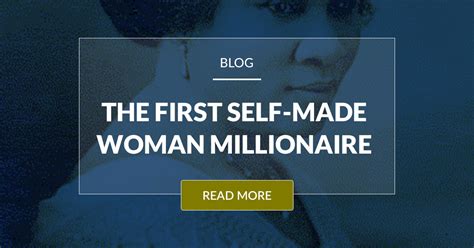 The First Self Made Woman Millionaire Shakespeare Wealth Management Llc