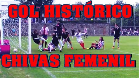Somos las primeras campeonas de la liga mx femenil. GOL HISTÓRICO, CHIVAS FEMENIL. - YouTube
