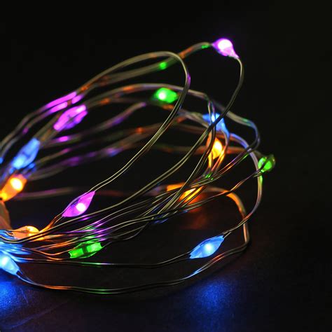 Northlight 18ct Micro Fairy Led String Lights Multi Color 4 25 Silver Wire