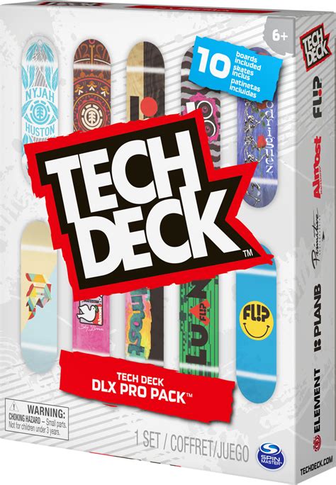 Tech Deck Dlx Pro Pack 10 Pack Sormiskeitti Lahjapakkaus Karkkainen
