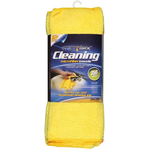 Microtex Microfiber Multi Purpose Cleaning Towels 12 Count Walmart