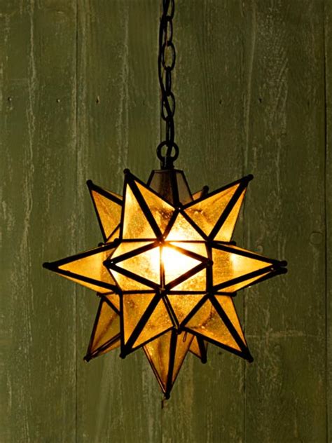 Vintage Patina Moravian Star Pendants This Old House