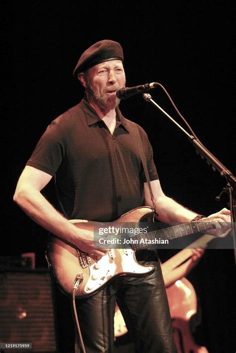 Singer Songwriter And Guitarist Richard Thompson Is Shown Performing
