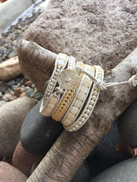 Debra Levens Jewelry Design Leather Beaded 5 Wrap Bracelet Diy