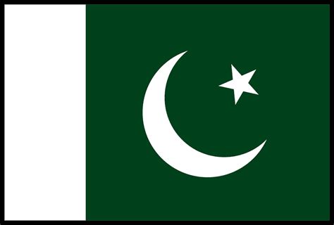 Pakistan Bayrağı Pakistan Ulusal Bayrak Müslüman çeşitli Bayrak