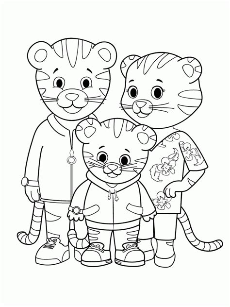 Printable daniel tigers neighborhood coloring pages. Daniel Tiger Coloring Pages - Best Coloring Pages For Kids