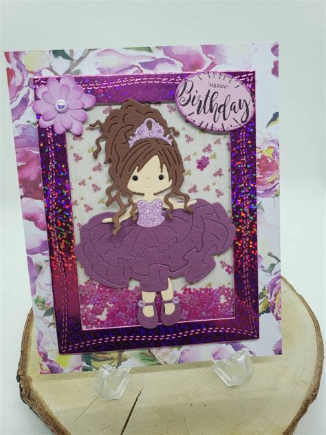 Girl Birthday Card Birthday Card Little Girl Birthday Card Etsy