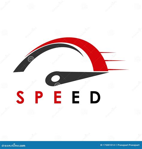 Symbol Of Speed Logo Designvector Icon Stock Vector Illustration Of
