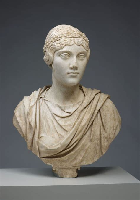 Portrait Bust Of A Woman The Art Institute Of Chicago Roman