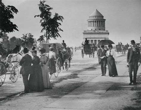 New York City Riverside Drive In 1897 With Grants Tomb In The