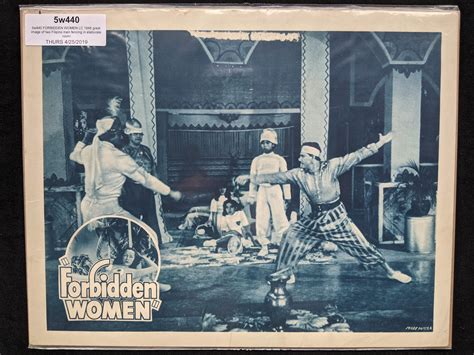 Lot Forbidden Women 1948 Starring Fernando Poe Berting Labra And Mona Lisa Director Eduardo