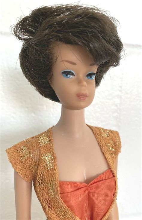 Vintage Brunette Bubble Cut Barbie Pop Mattel Dinner Etsy