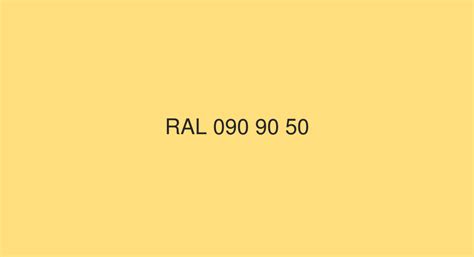RAL Tiger Yellow RAL 090 90 50 Color In RAL Design Chart
