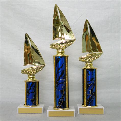 Midwest Awards Sm Column Trophies Multiple Colors Raingutter Regatta