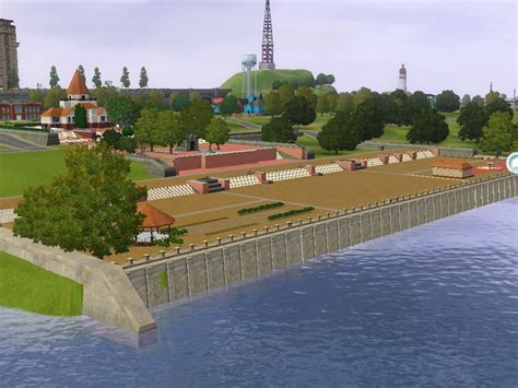 The Sims Depot: Pottersville (WIP): Riverside Park (Left Bank)