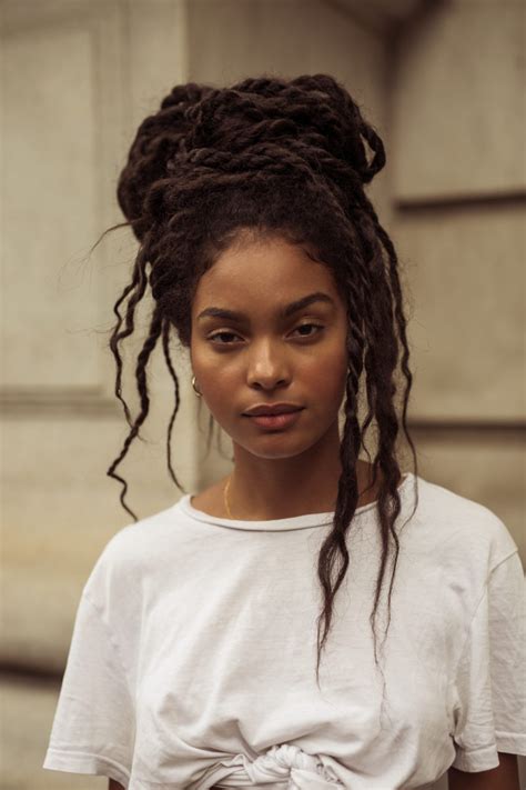 street style beauty from new york fashion week essence locs hairstyles braided hairstyles