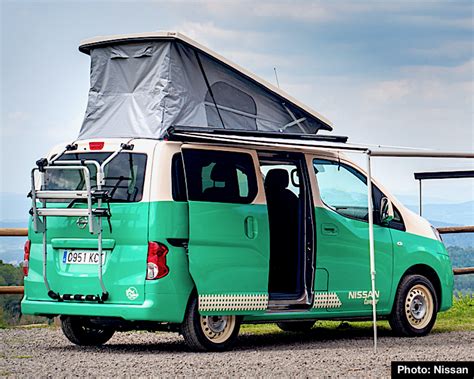 New Nissan Campers Are Vantastic Nv300 Nv200 And Electric E Nv200