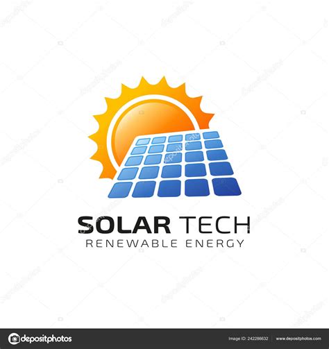 Plantilla Diseño Logotipo Energía Solar Sun Diseños Logotipo Tecnología