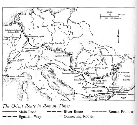 The Orient Route In Roman Times Mapping Globalization