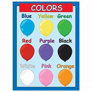 Primary Colors Poster Chart Swift Calendars Colors