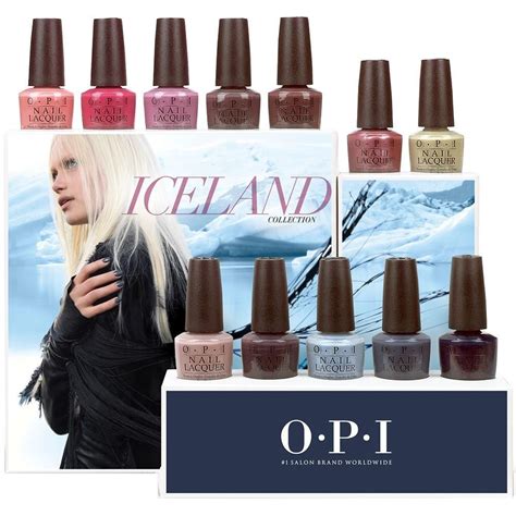 Opi Nail Lacquer Fall 2017 Iceland 12 Colors With Images Opi