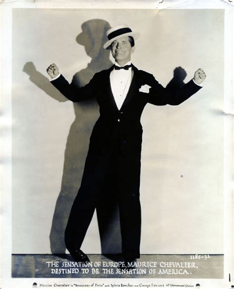 Maurice Chevalier Movie Poster Maurice Chevalier Movie Poster