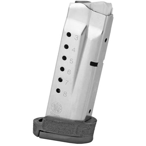 Smith And Wesson Mandp Shield M20 9mm 8rd Magazine Black