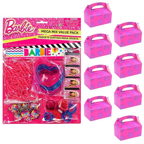 barbie favor gable boxes barbie party favor boxes barbie treat boxes barbie birthday party paper