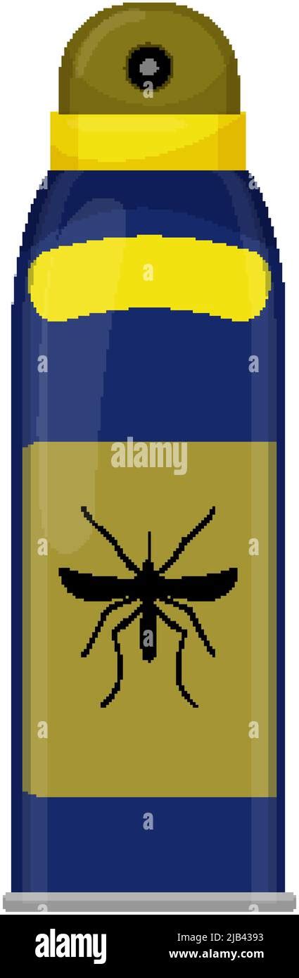 Insect Bug Spray Color Icon Vector Illustration Stock Vector Image