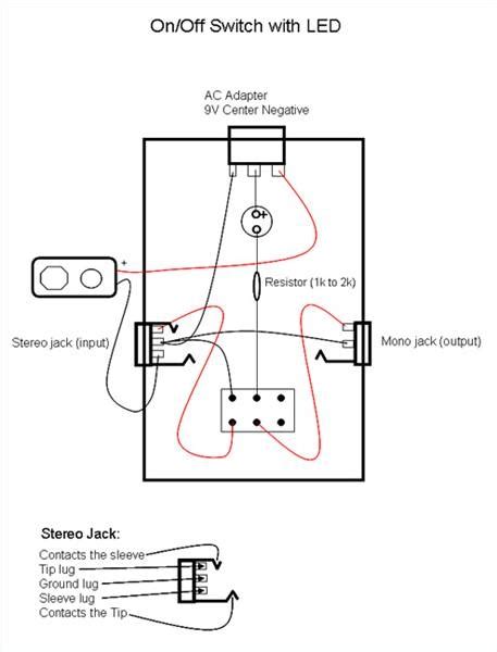 If you cant find what your looking for, go to the guitar electronics link near the bottom of the page for custom wiring diagrams, and more. How to Make an On/Off Guitar Pedal With an LED | eHow