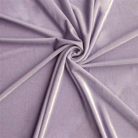 Medici Stretch Velvet Fabric Crocus 25 Yard Bolt Fabric Direct